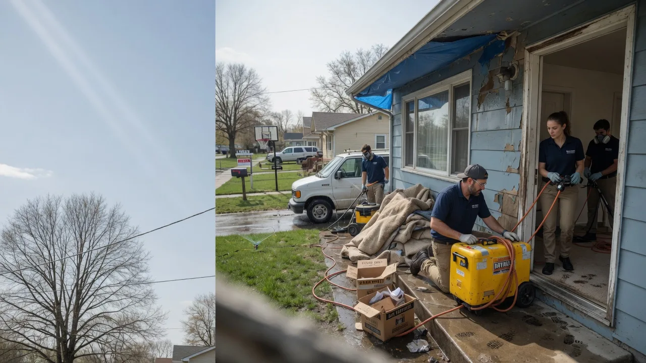 Basement Flood Cleanup in Waverly, IL near me